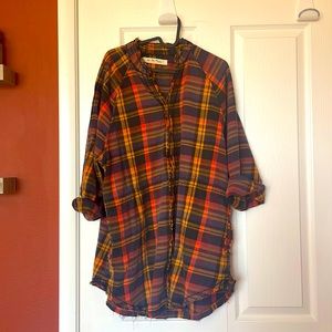 We The Free Summer Daydream Plaid Buttondown - Small